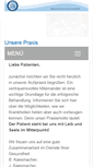 Mobile Screenshot of praxis-kaesmacher.de